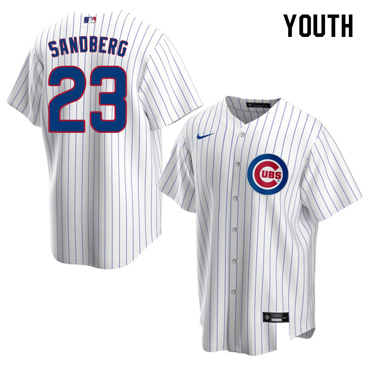 Nike Youth #23 Ryne Sandberg Chicago Cubs Baseball Jerseys Sale-White